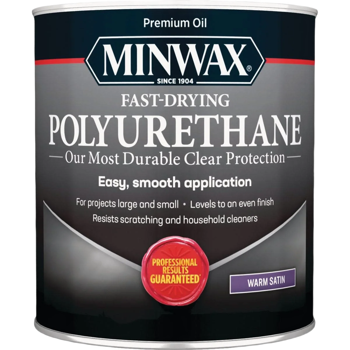 Elite Minwax Clear Satin Fast-Drying Interior Polyurethane 1 Quart Modern