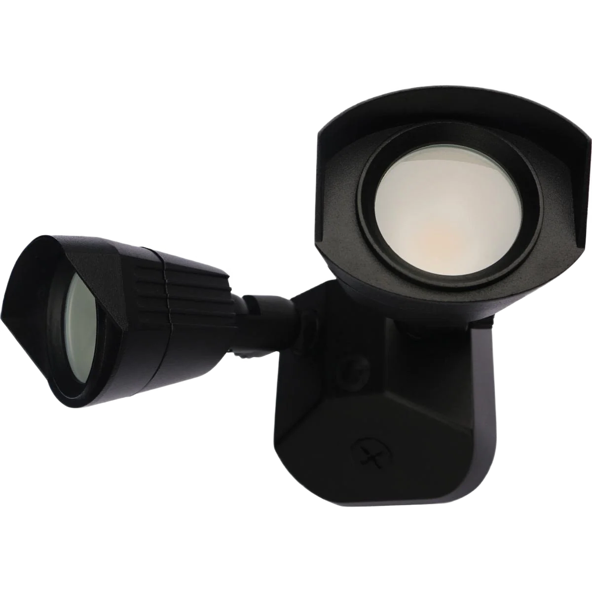 Eco-Friendly Satco Black LED Security Light with Dual Head Official