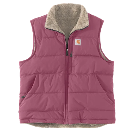 Casual Carhartt XL Huckleberry Montana Women’s Insulated Reversible Puffer Vest Premium Material
