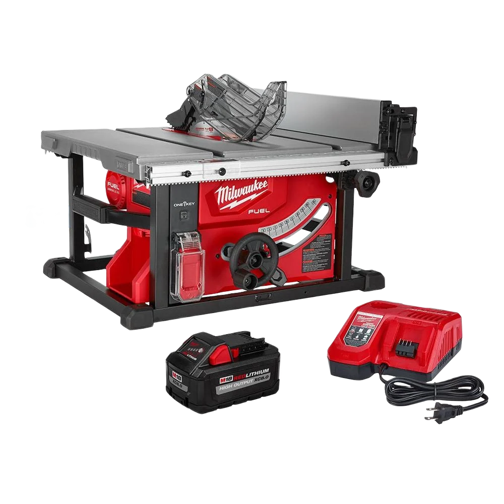User-Friendly Milwaukee M18 FUEL™ 8-1 4 Table Saw w One-Key™ Specialty
