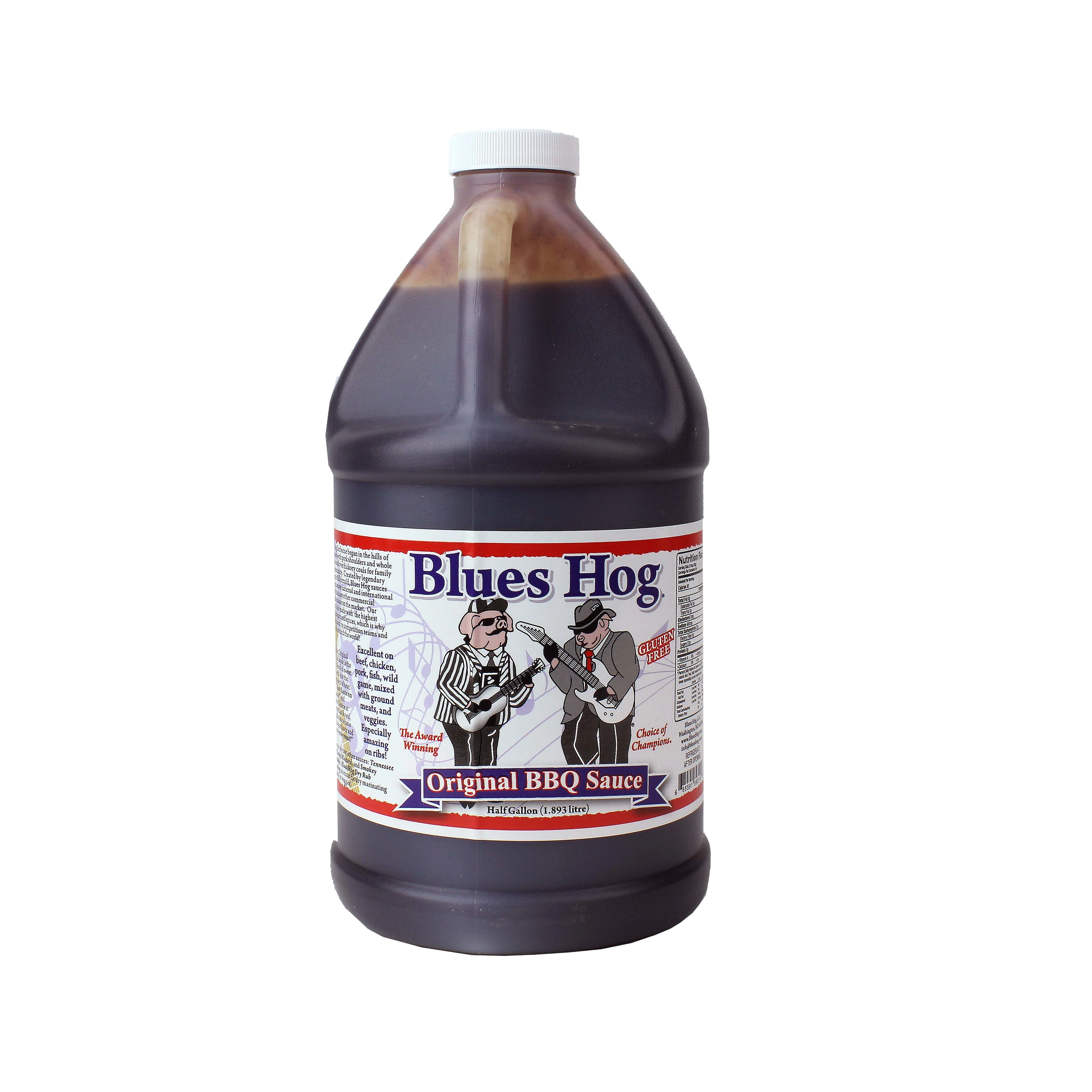 Organic Blues Hog Gluten BBQ Sauce 64 oz. Healthy