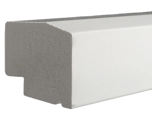 Original Design AZEK White 1-3 4 x 2-1 32 In. Historic Sill Moulding 16 ft. Expertly Made