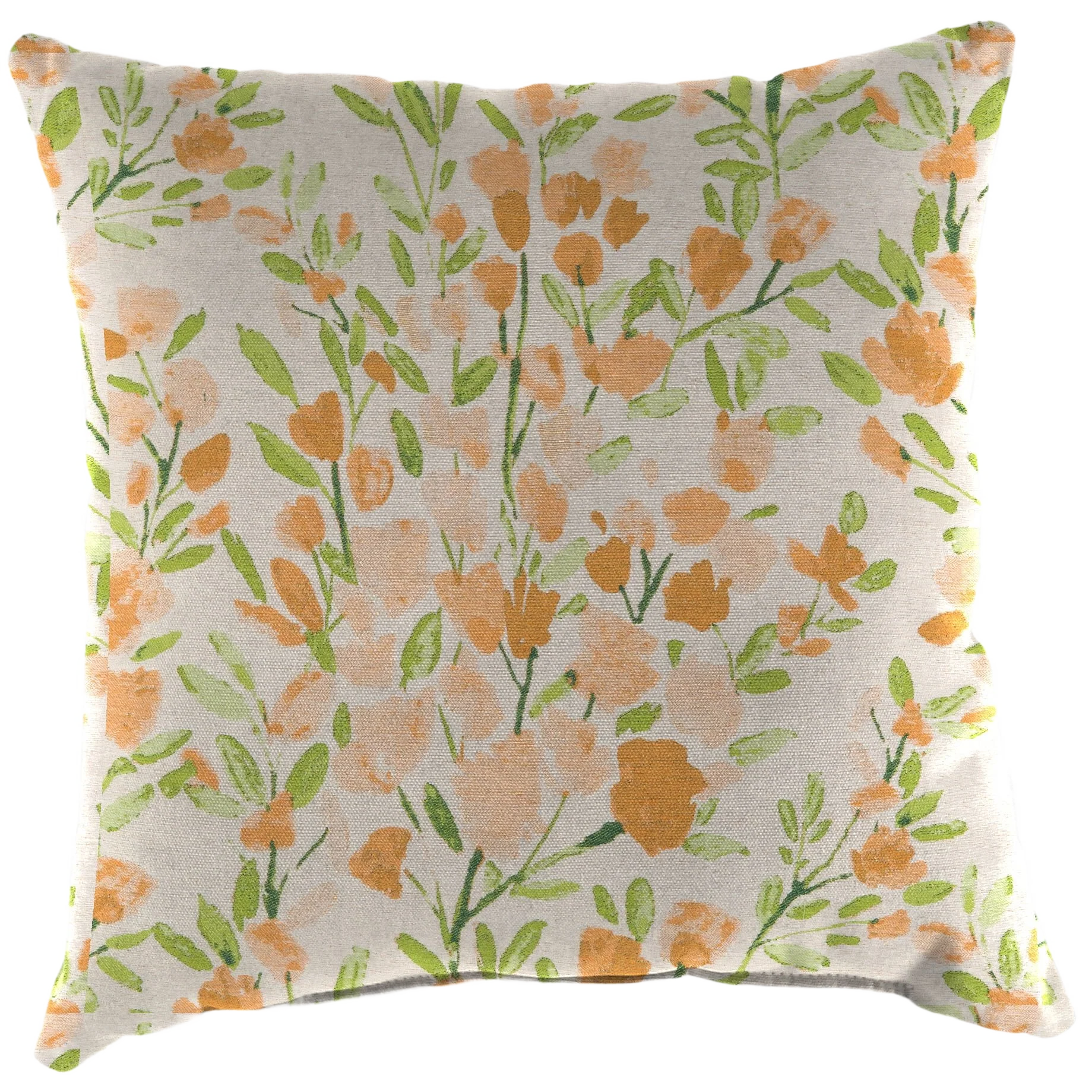 Powerful Jordan Tulips Mimosa Toss Pillow 16 in. High-Grade
