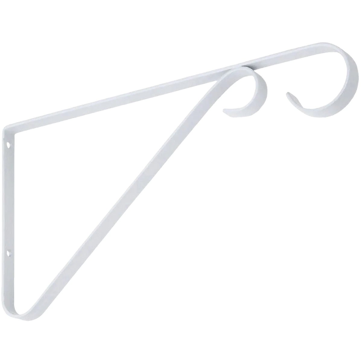 Official National Hardware 9 White Steel Hanging Plant Bracket Healthy