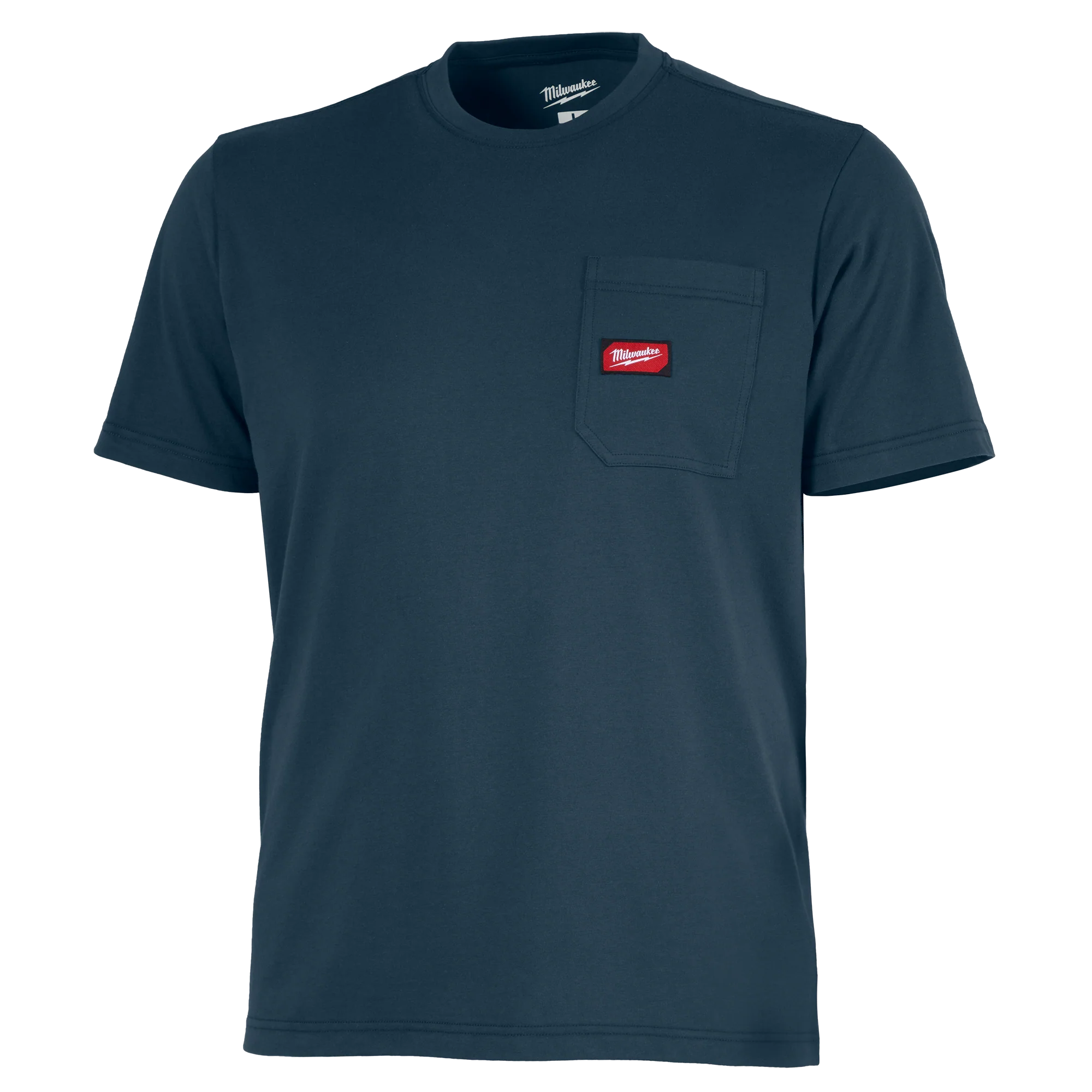 Recyclable Milwaukee GRIDIRON™ Pocket T-Shirt – Short Sleeve Blue S Fashionable