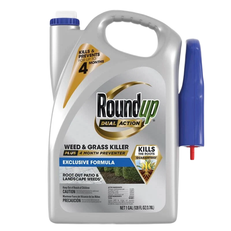 Elegant Roundup Dual Action Weed Grass Killer with Trigger Sprayer 1 gal. Classic