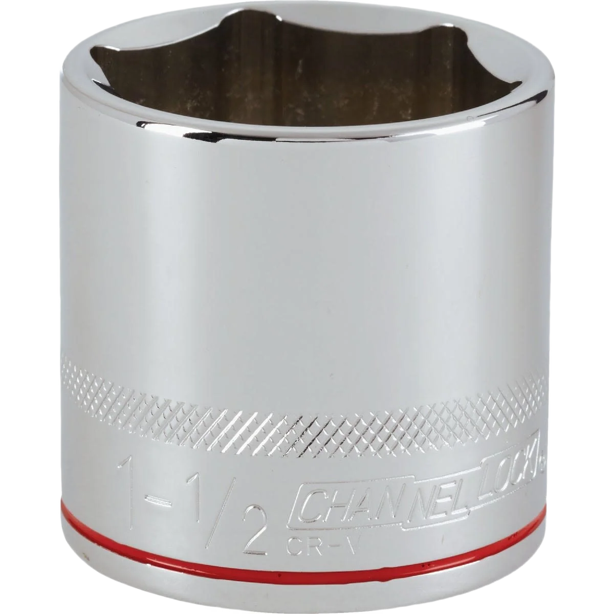 Elegant Channellock 1 2 in. Drive 1-1 2 in. 6-Point Shallow Standard Socket Exclusive