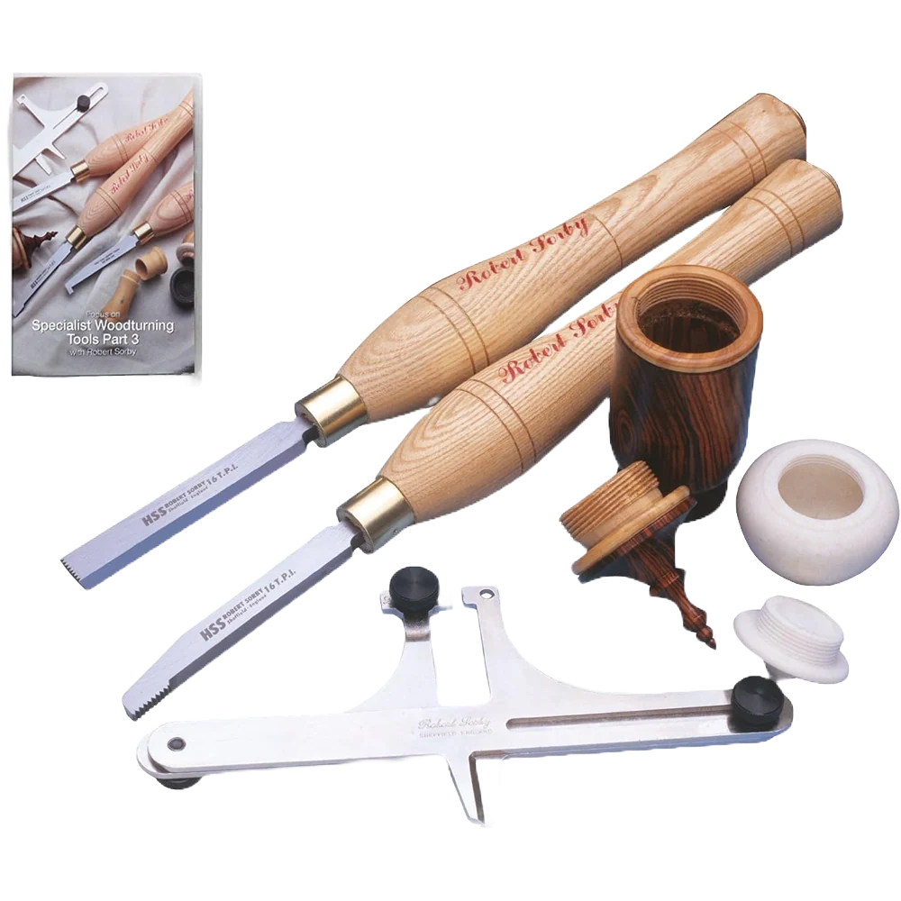 Fashionable Sorby Thread Cutting Tool Set 10 TPI Clean