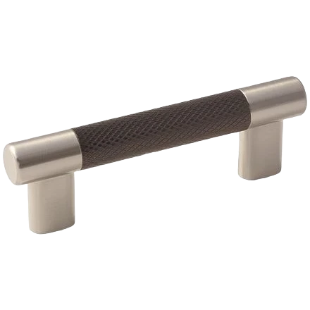 Responsible Amerock Esquire Satin Nickel Oil Rubbed Bronze Pull 3.75 in. Effective