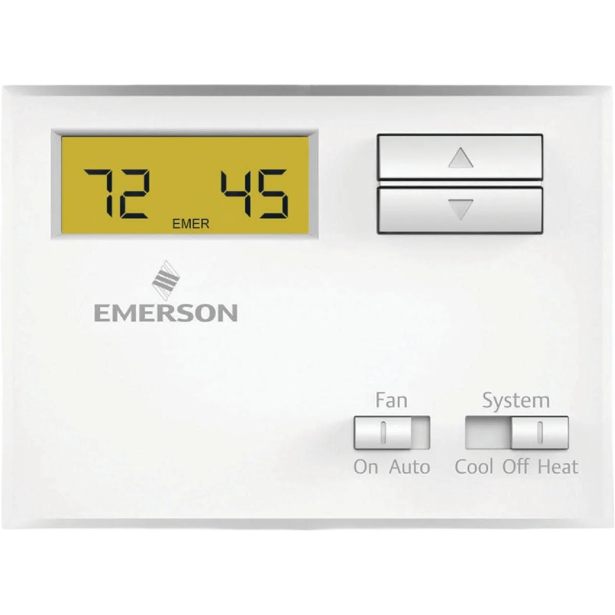 Modern White Rodgers Non-Programmable Digital Thermostat Comfortable