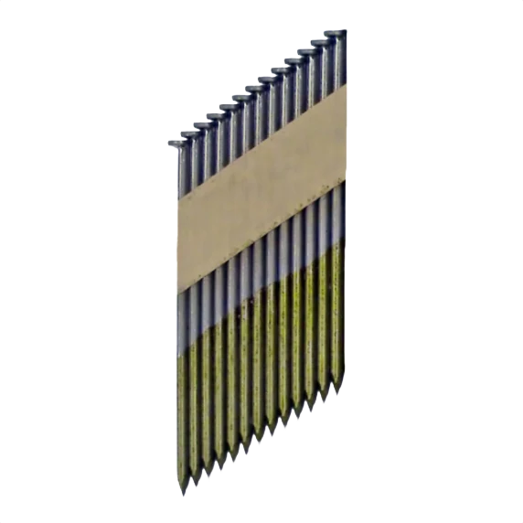Traditional Pro-Fit National Nail 2-3 8 Brite Paper Tape Strip Framing Nails 2000-Pack Fast