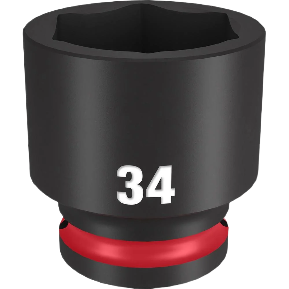 Verified Milwaukee SHOCKWAVE™ Impact Duty™ 1 2 Drive 34-mm 6 Point Socket Excellent
