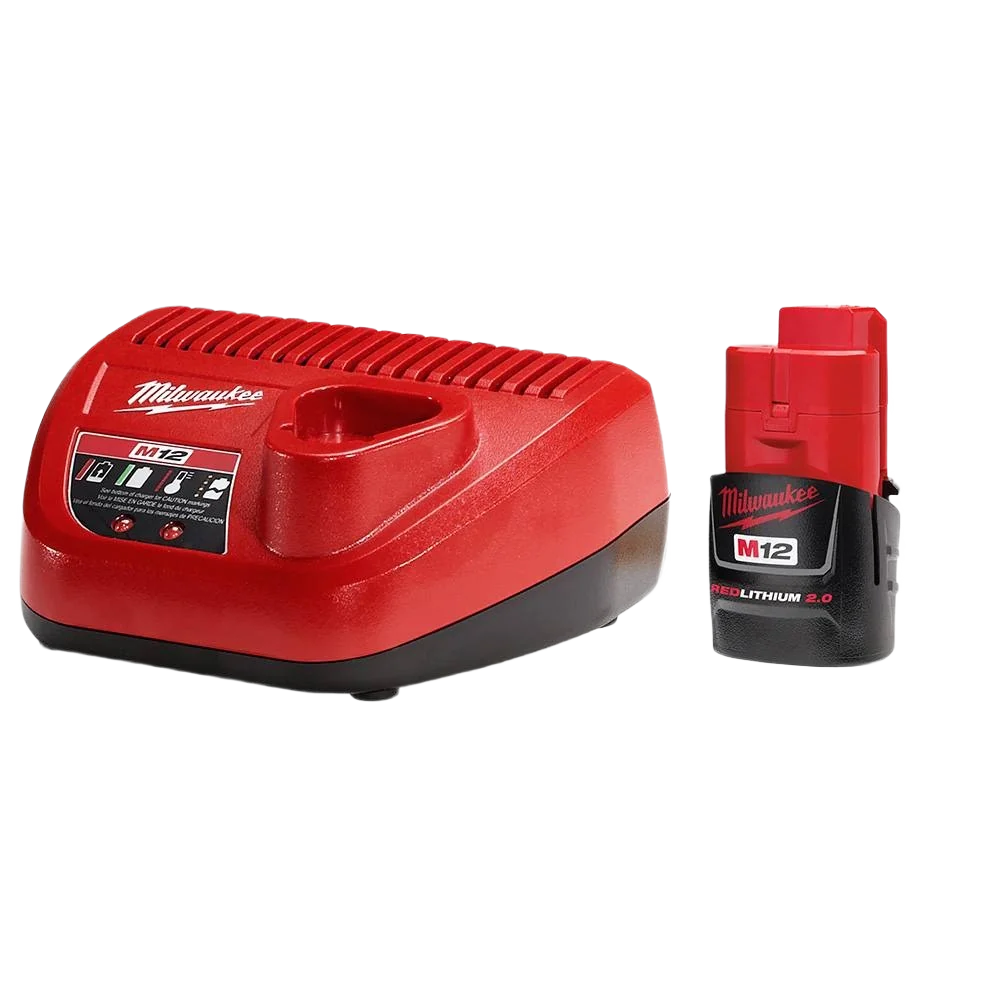 Organic Milwaukee M12™ 2.0 Battery Starter Kit Premium Material