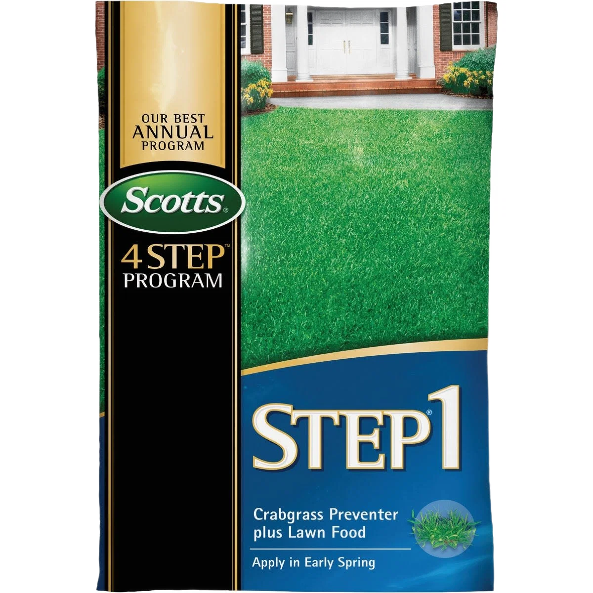 Classic Scotts 4 Step Program Step 1 Crabgrass Preventer Plus Lawn Food 13.46 lbs. Fast