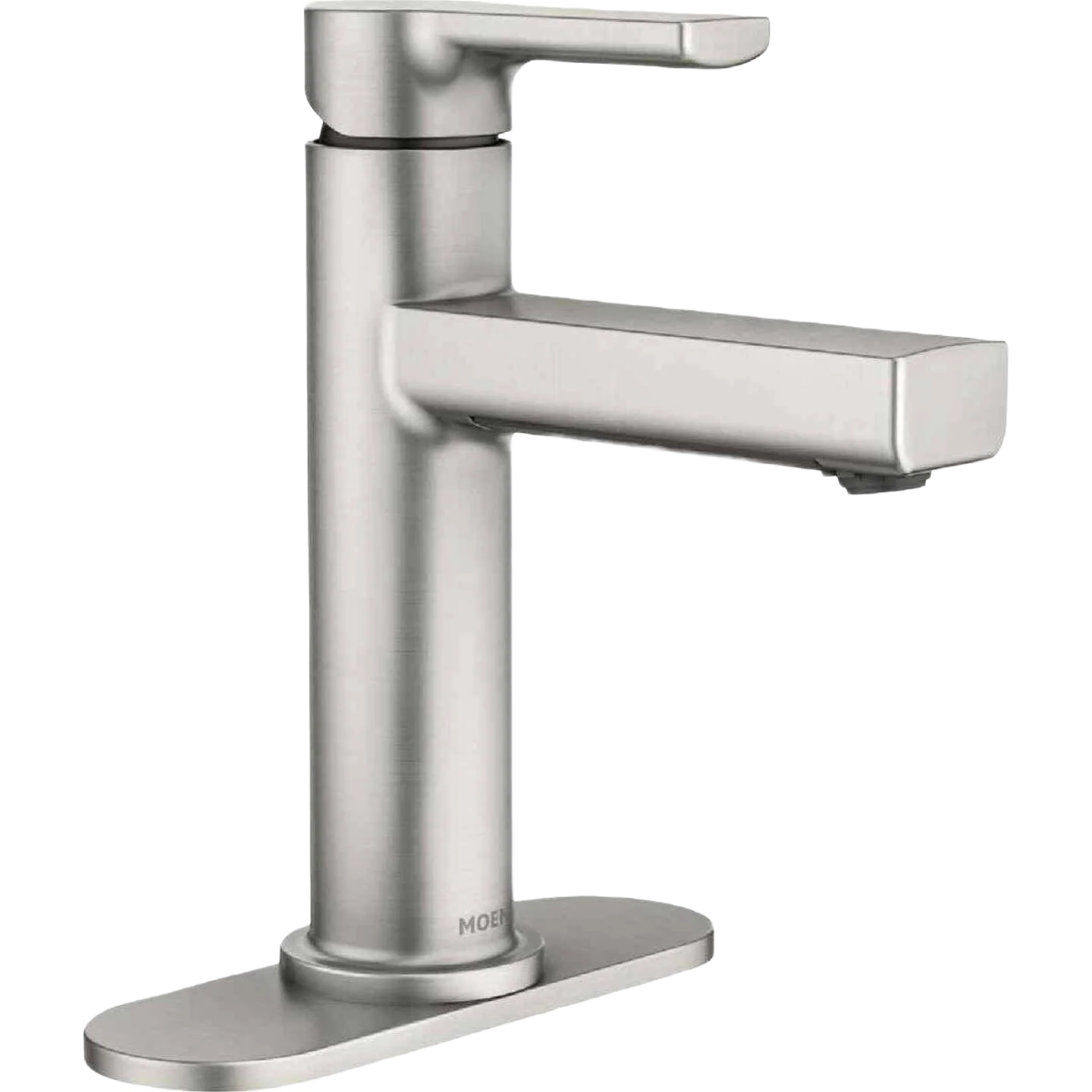 First-Class Moen Rinza Brushed Nickel Single Handle Bathroom Faucet Relaxed