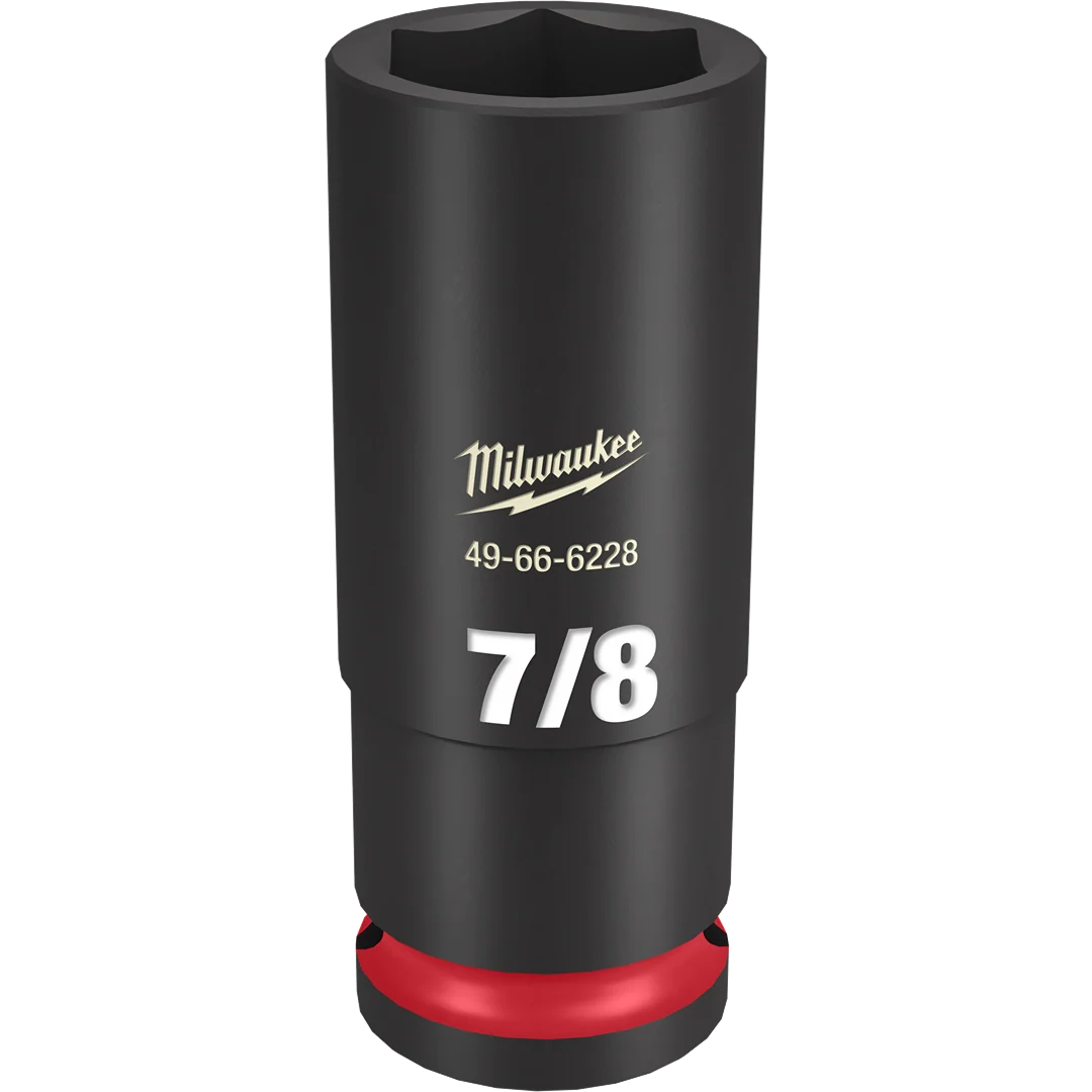 Certified Milwaukee SHOCKWAVE™ Impact Duty™ 1 2 Drive 7 8 Deep 6 Point Socket Easy-to-Use