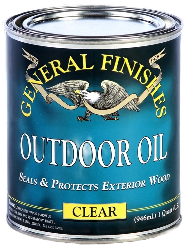Expertly Made General Finishes Outdr-Oil Qt Outdoor Oil Clear Quart Advanced