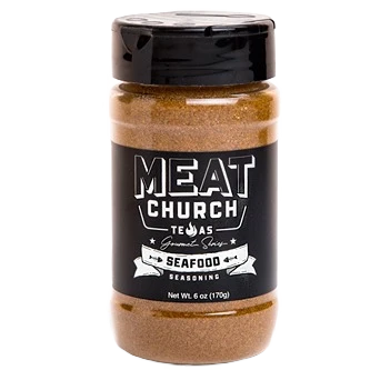 Unique Meat Church BBQ Gluten Texas Seafood Rub 6 oz. Secure