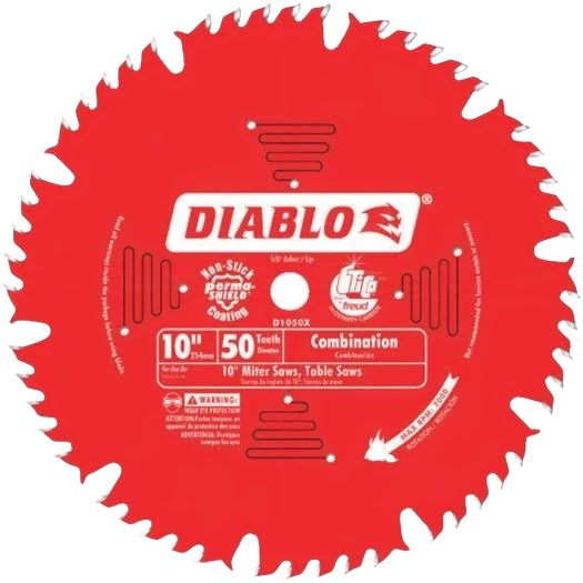 World-Class Diablo 10-In. 50-Tooth Combination Saw Blade Exceptional