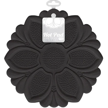 Genuine Talisman Designs Black Non-Slip Grip Trivet Lightweight