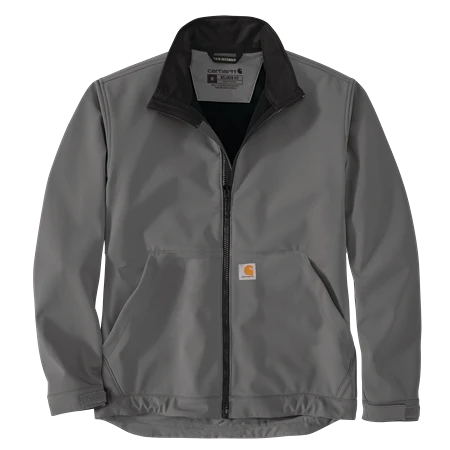 Powerful Carhartt Men’s Large Steel Rain Defender® Relaxed Fit Softshell Jacket Official