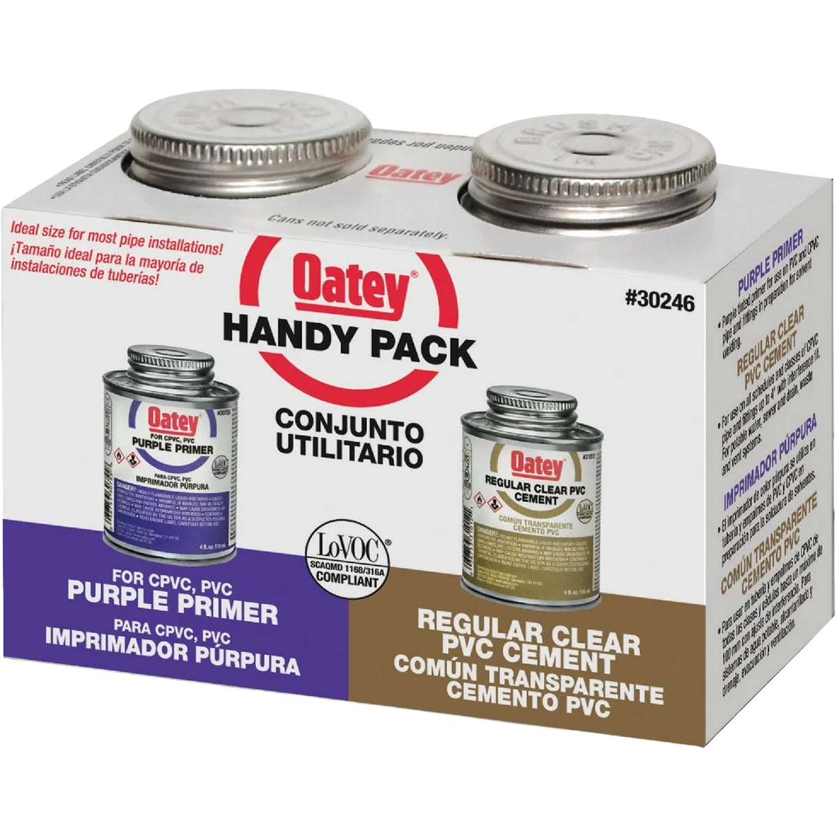 Fashionable Oatey Solvent Cement Handy Pack Convenient