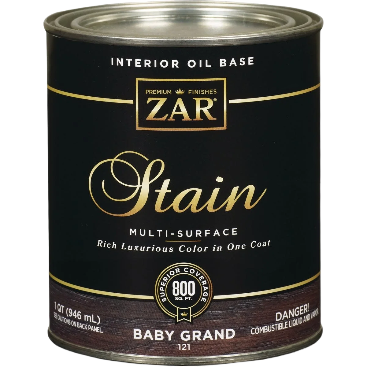 Refined ZAR® Interior Oil Base Baby Grand Wood Stain 1 Quart Selected