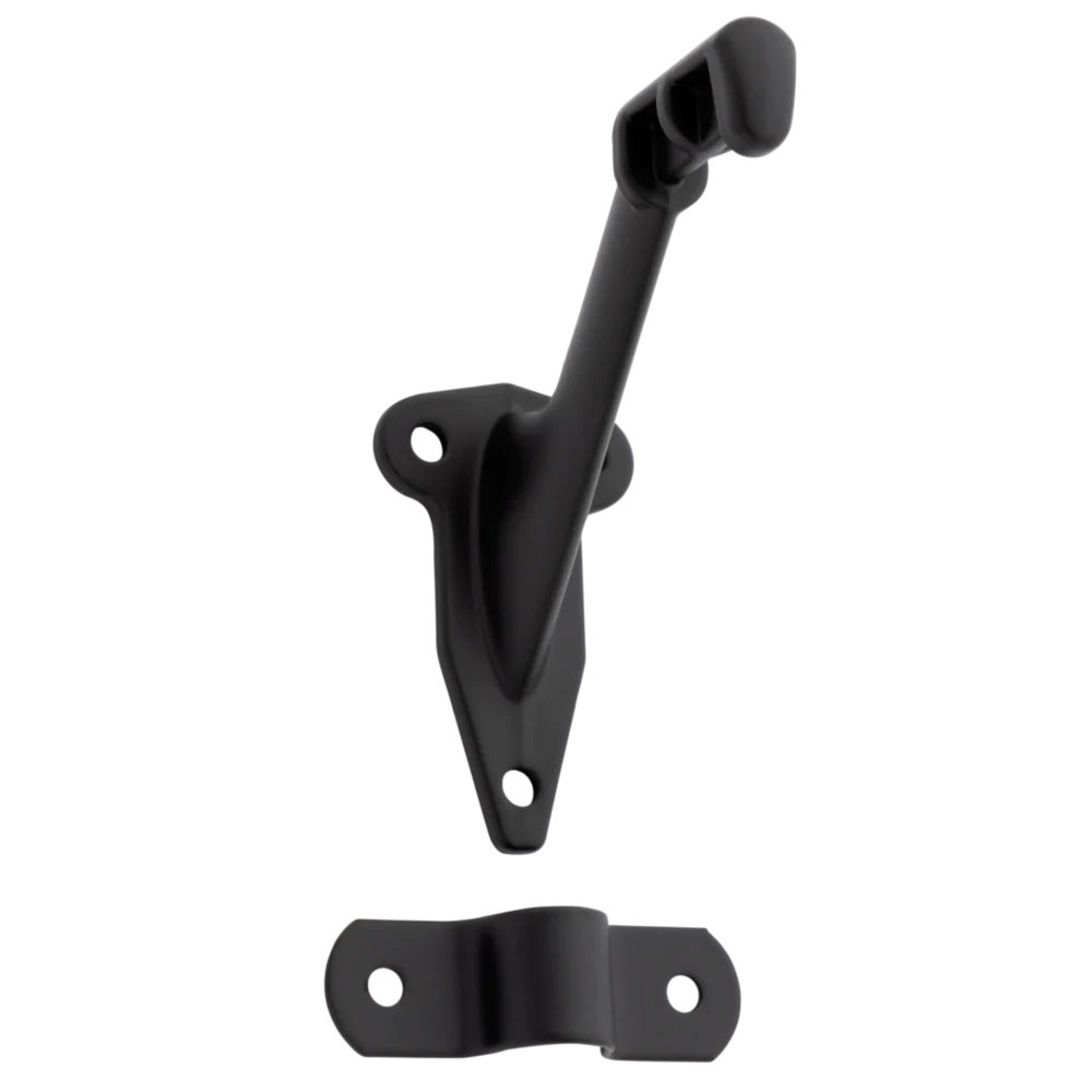 Professional National Hardware Matte Black Handrail Bracket Reliable