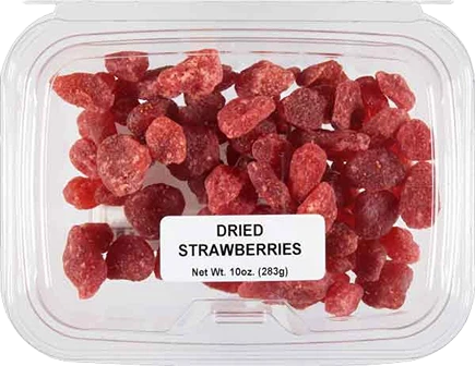 High-Grade JLM Dried Strawberries 10 oz. Long-Lasting