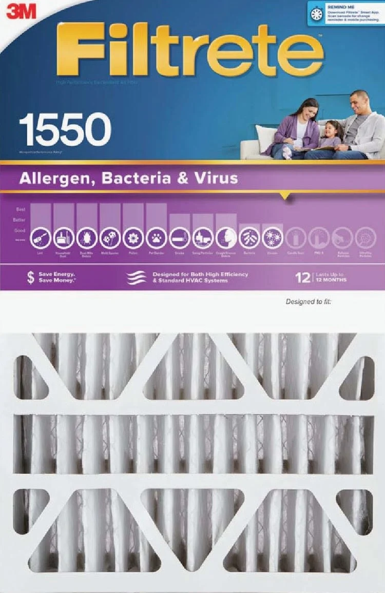 Secure Filtrete Ultra Allergen Healthy Living Deep Pleat Furnace Filter Carefully Designed