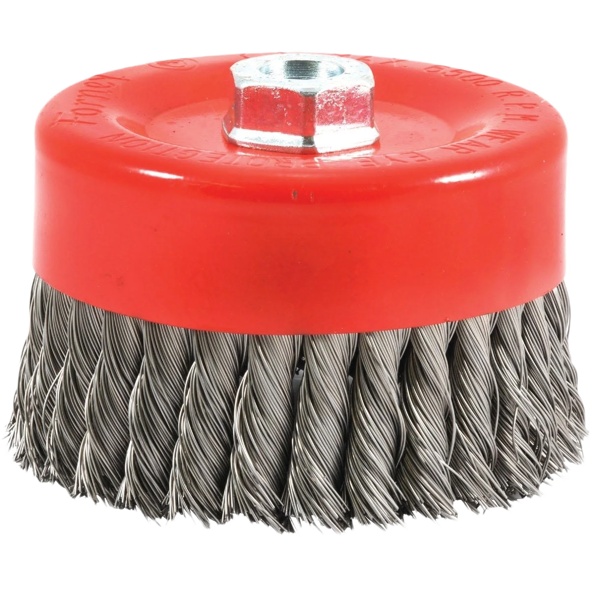 Durable Forney 6 In. Knotted Angle Grinder Wire Brush Sustainable