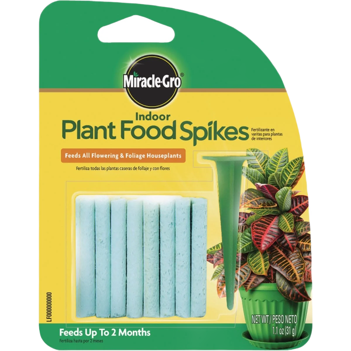 Safe -Gro Indoor Plant Food Spikes 24 Pack High-Performance