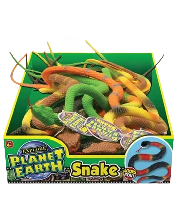 Official Master Toys 15 Planet Earth Rubber Snake Convenient