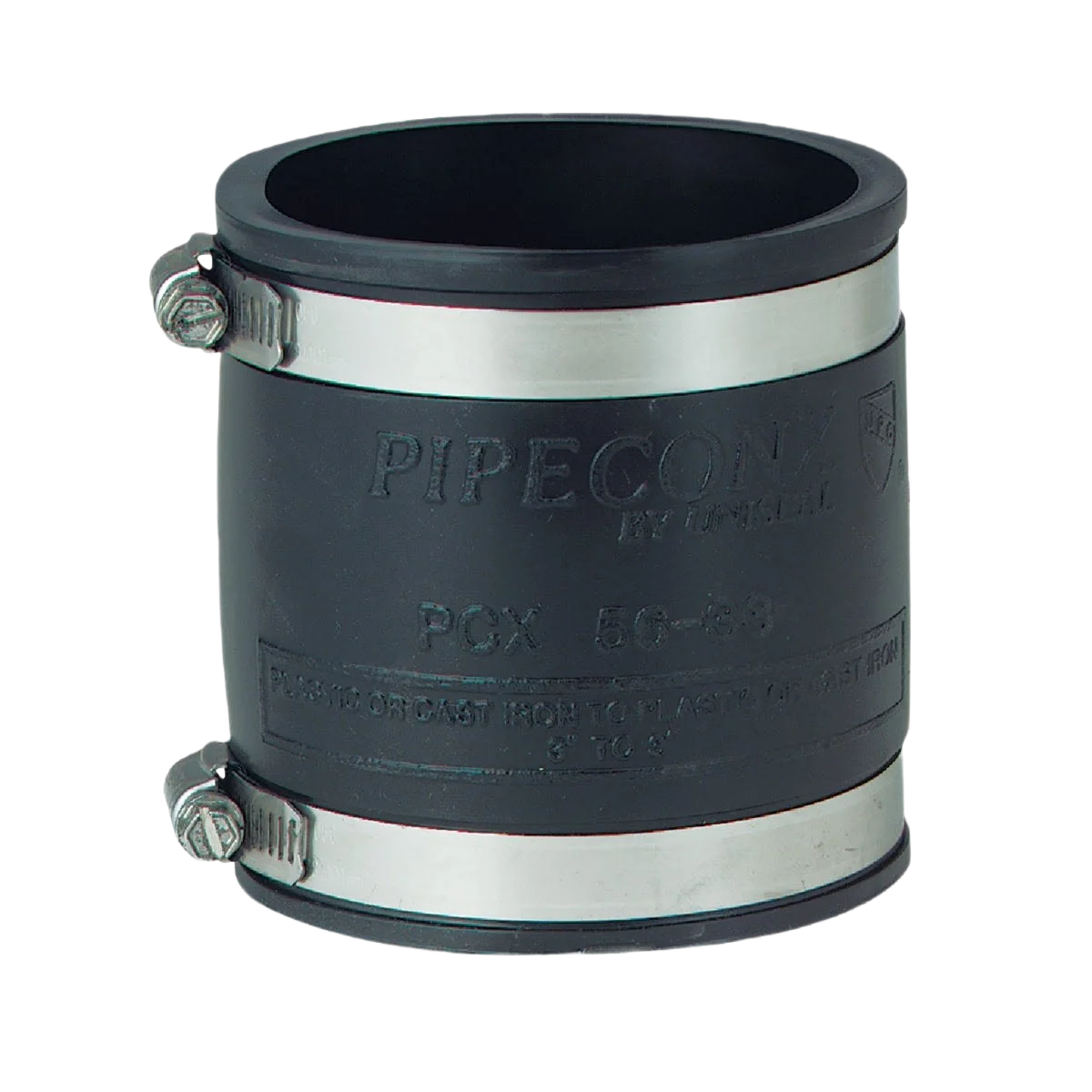 Smart Fernco Plastic to Plastic PVC Flexible Coupling 3 In x 3 In. Practical