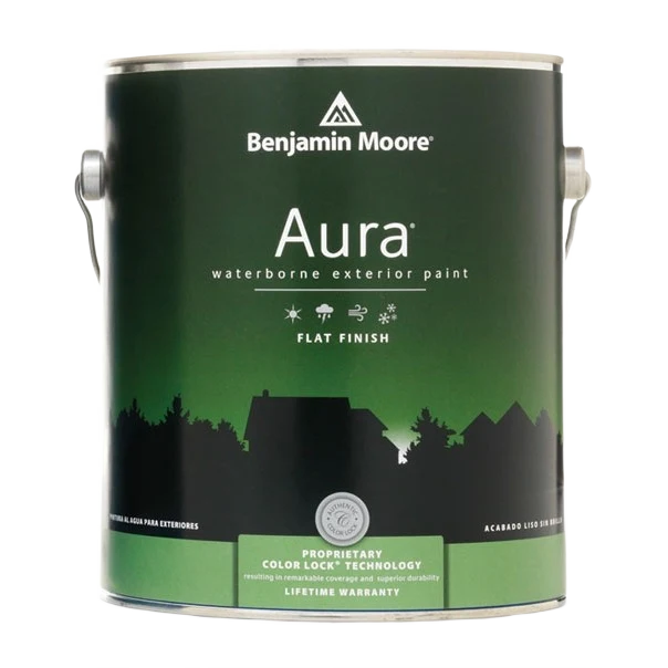 High-Performance Benjamin Moore Aura Exterior Paint Gallon Flat 2X Practical