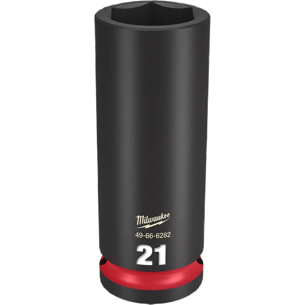Advanced Milwaukee SHOCKWAVE™ Impact Duty™ 1 2 Drive 21-mm Deep 6 Point Socket Modern