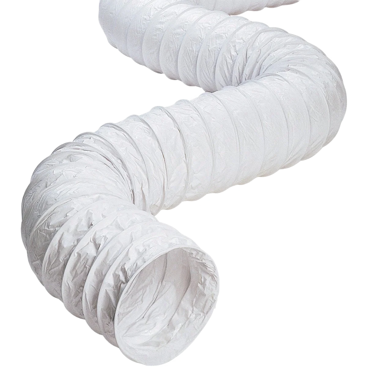Soft Dundas Jafine White Vinyl Flexible Ducting 3 in. x 50 ft. First-Class