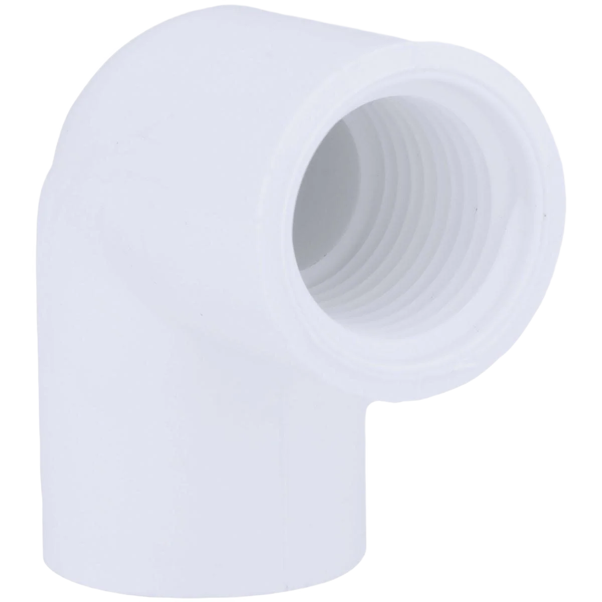 Contemporary Charlotte Pipe Schedule 40 90 Deg. PVC DWV Threaded Elbow 1 2 In. Female x Female Certified