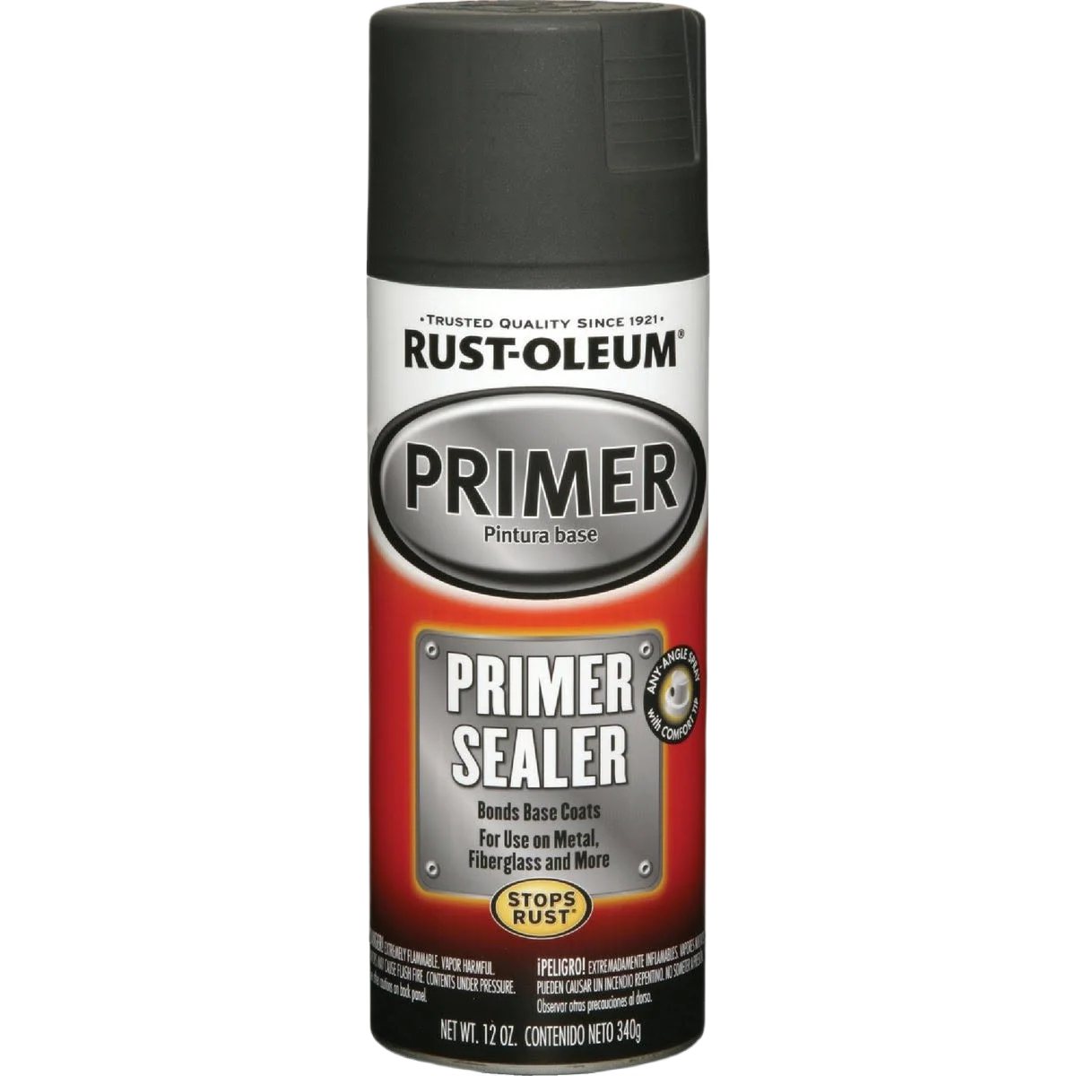 Quality Rust-Oleum Auto Gray Primer Sealer Spray 12 oz. Detailed