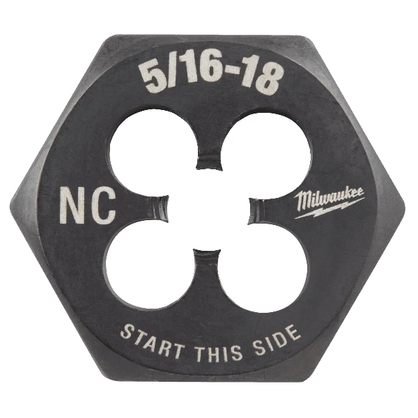 Outstanding Milwaukee 5 16-18 NC SAE 1 Hex Threading Die Premium Material