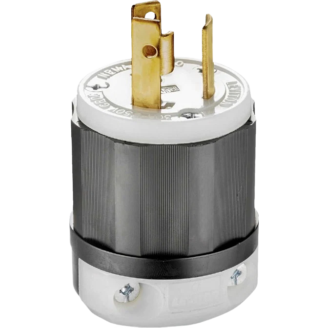 Sophisticated Leviton 30 Amp 250V 3-Wire 2-Pole Industrial Grade Locking Cord Plug Long-Lasting
