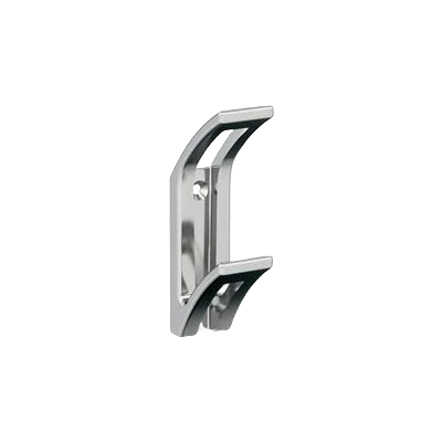 Reliable Amerock Avid Two Prong Polished Chrome Decorative Wall Hook Clean