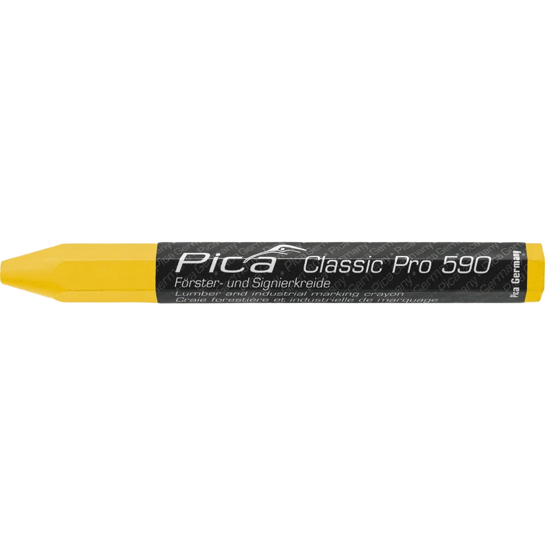 Sustainable Pica Classic Pro Lumber and Industrial Crayon Yellow Exceptional