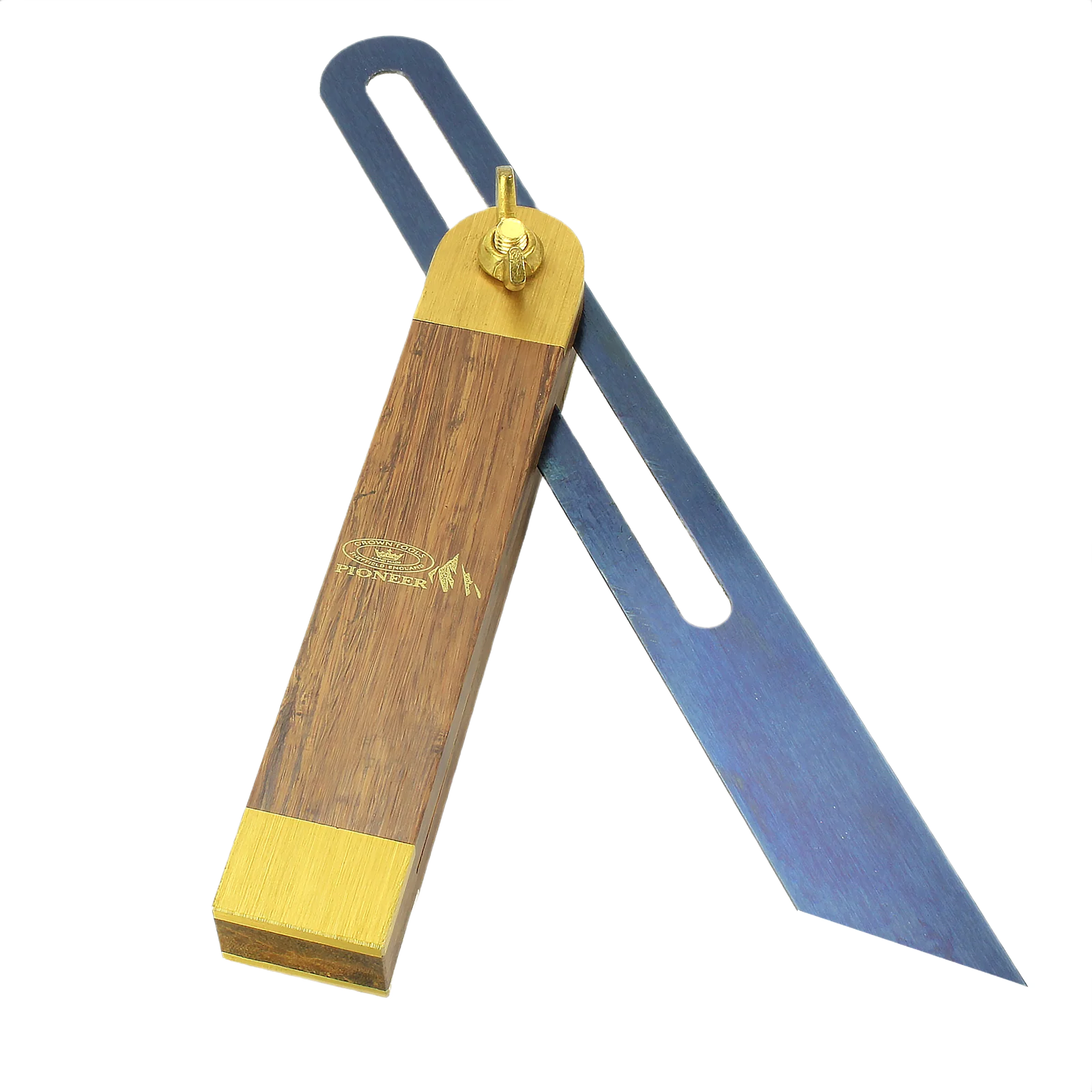 High-Grade Crown Pioneer Bevel Gauge w Brass Wingnut 9 in. Optimized