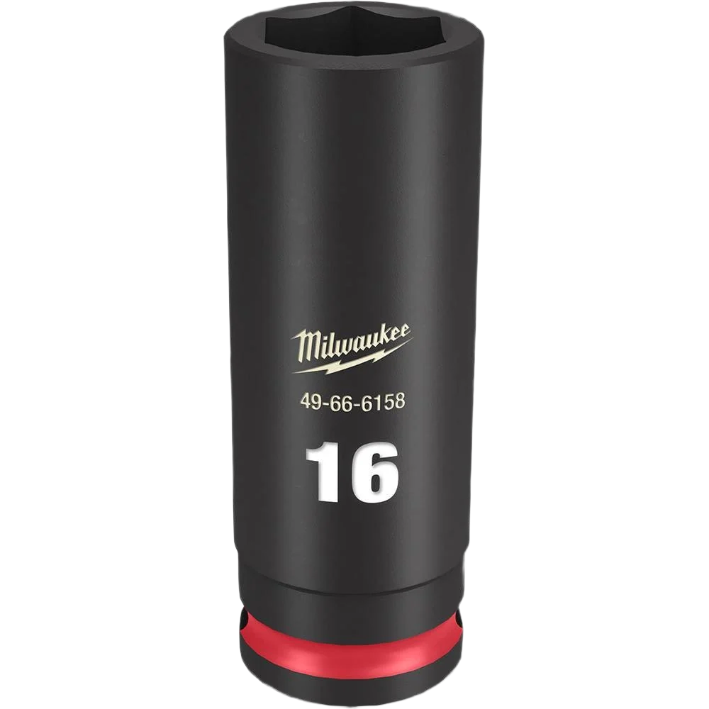 Reliable Milwaukee SHOCKWAVE™ Impact Duty™ 3 8 Drive 16-mm Deep 6 Point Socket Environmentally Friendly