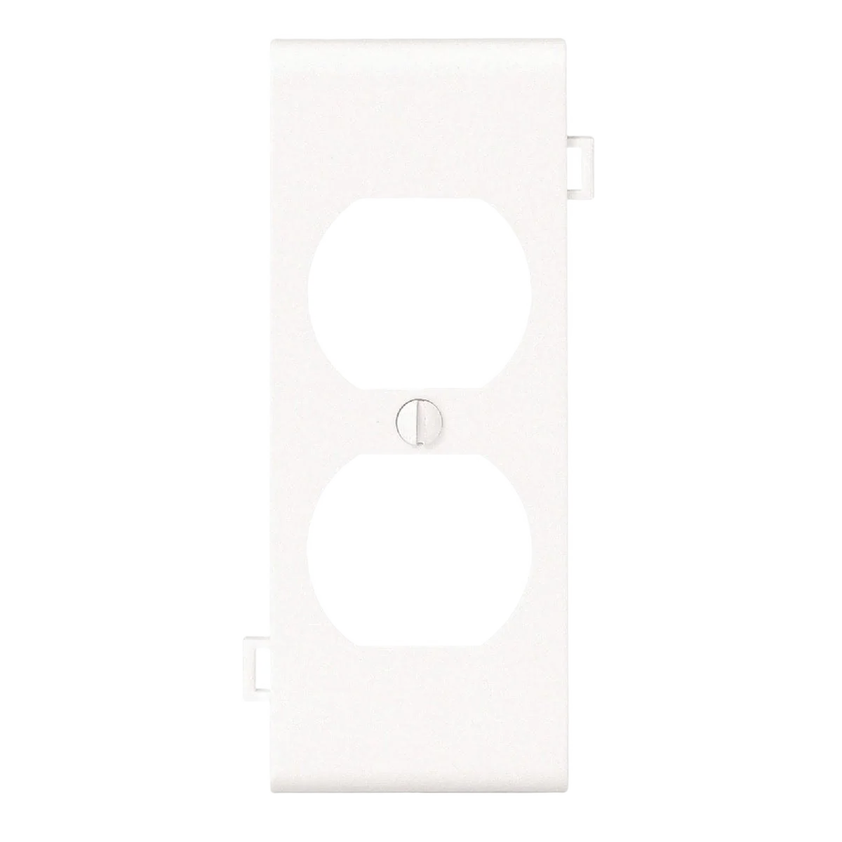 First-Class Leviton 1-Gang White Duplex Center Sectional Plastic Outlet Wall Plate Quality