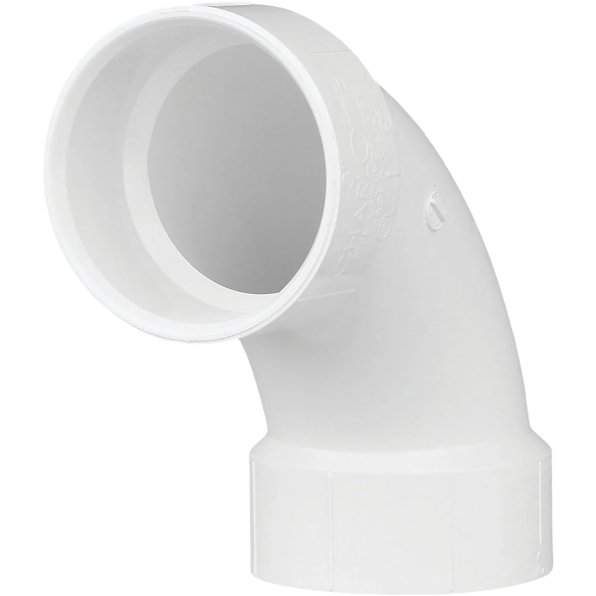 Prestigious Charlotte Pipe 3 In. Schedule 40 90 Deg. PVC DWV Long Sweep Elbow High-Performance
