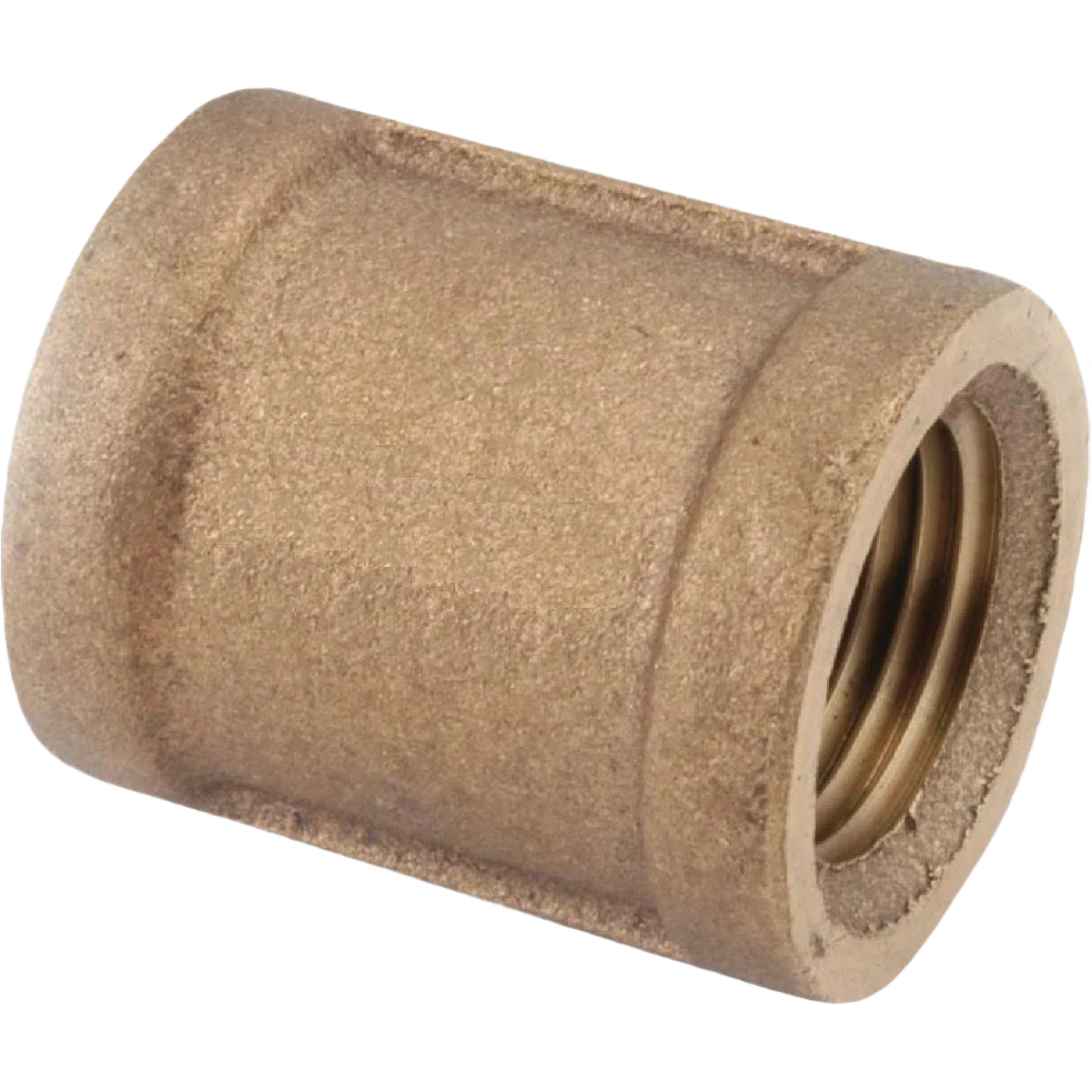 Smooth Anderson Metals 1 8 In. Threaded Red Brass Coupling Premium