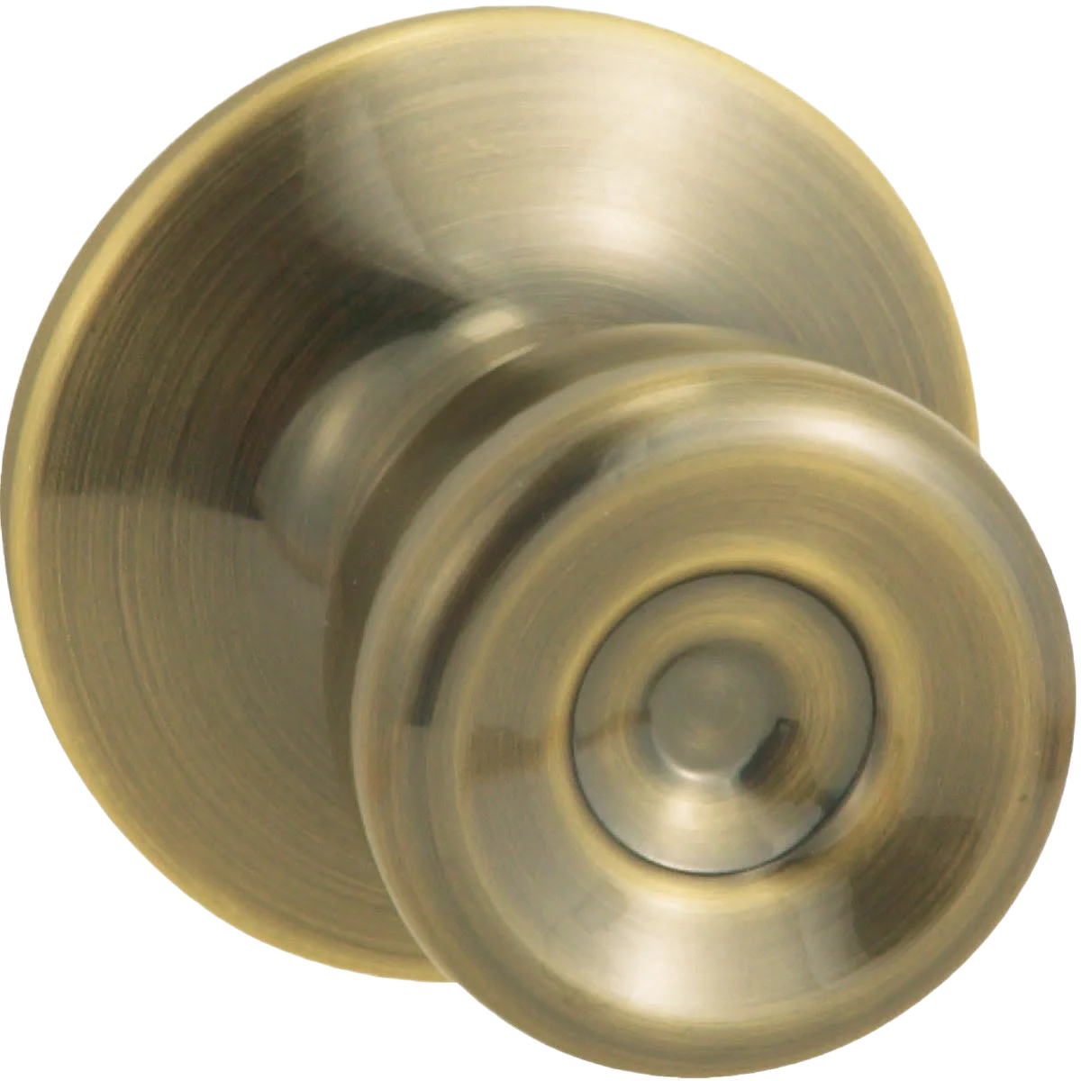 Detailed Steel Pro Antique Brass Tulip Hall Closet Passage Knob Recyclable