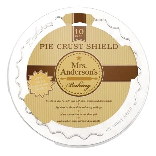 Reliable Mrs. Anderson’s 10 in. Baking Pie Crust Shield Original Design